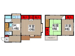 仮）荒幡貸家の物件間取画像